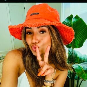 LAST ONE! 1 DAY SALE! Designer Inspired Bucket Hat Orange Le Bon. Jacquemus hat